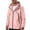 Pink, variant on Men's Windproof Softshell Hooded Jacket Quick Dry Breathable Tech Running Outerwear Coat for Outdoor Golf Travel with Zip Pockets, Pink, M