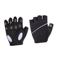 thumbnail image 2 of Guantes de ejercicio, guantes de gimnasio, almohadillas acolchadas para hombres y mujeres, guantes de fitness para adultos, guantes de entrenamiento M negro, 2 of 10