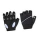 thumbnail image 2 of Guantes deportivos de medio dedo para ciclismo, con buen agarre, para adultos, ligeros, para gimnasio. M negro, 2 of 9