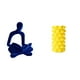 thumbnail image 1 of Escultura De Figura De Pensador Abstracto Y Florero De Porcelana Para Oficina, Bar, Boda, Mesa, Sala De Estar, Decoración Y Arreglos., 1 of 8