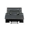 thumbnail image 4 of New Classic Furniture Titan Faux Leather Glider Recliner, Gray, 4 of 10