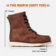 thumbnail image 2 of Bota de trabajo BRUNT Marin Soft Toe Impermeable para Hombre Brown 14US, 2 of 7