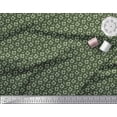 thumbnail image 2 of Soimoi Green Cotton Duck Fabric Leaves & Floral Decor Fabric Printed Yard 44 Inch Wide, 2 of 3