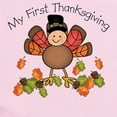 thumbnail image 2 of CafePress - My First Thanksgiving TURKEY Infant Bodysuit - Baby Light Bodysuit, Size Newborn - 24 Months, 2 of 4