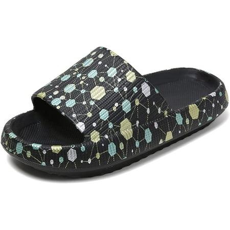 

CoCopeaunt Slippers for women mens pillow cloud slides house indoor and outdoor summer sandals bedroom shower non-slip comfortable open toe slippers