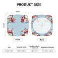 thumbnail image 5 of Fuzoiu merry Christmas rabbit Print Square Cushion Cover,Couch Cushion Covers, Stretch Seat Slipcover for Dining Chairs, Banquets, and Home Decor-Four Pieces, 5 of 7