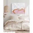 thumbnail image 3 of Pink Gold Marble Wall Art for Living Room,Canvas Picture Wall Decor for Bathroom Bedroom,Modern Abstract Marble Crack Texture Painting Artwork for Office Kitchen Hallway Dining Room Decor 16"x20", 3 of 8