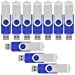 thumbnail image 2 of VICFUN 10 Pcs Clés USB 2 Go Clés USB 2 Go Clé USB 2.0 Clé Mémoire-Bleu, 2 of 8