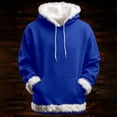 thumbnail image 2 of Yokua Women'S Sherpa Fleece Lined Hoodie Plain Winter Warm Thermal Heavyweight Pullover Tops Thicken Sweatshirt With Pocket, 2 of 5