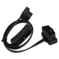 thumbnail image 3 of Diagnostic Adapter, OBD2 Extension Cable Male 16 Pin Lightweight Abrasion Resistant Black Practical with Switch for Car, 3 of 7