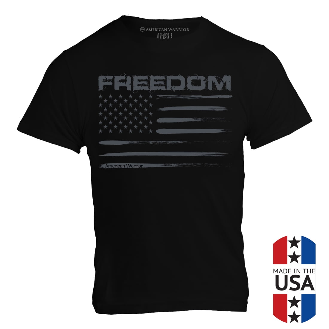 Freedom - US Flag T-Shirt Supporting Patriots, Military, Veterans, Made ...
