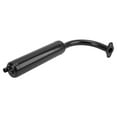 Motor Bikes Muffler Exhaust Pipe Black for 2 Stroke 49cc 60cc 66cc 80cc
