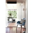 thumbnail image 5 of 2xhome Set of 2 Mid Century Modern Upholstered Fabric Organic Accent Living Room Dining Arm Chairs with Dark Natural Wooden Legs, Light Blue, 5 of 8