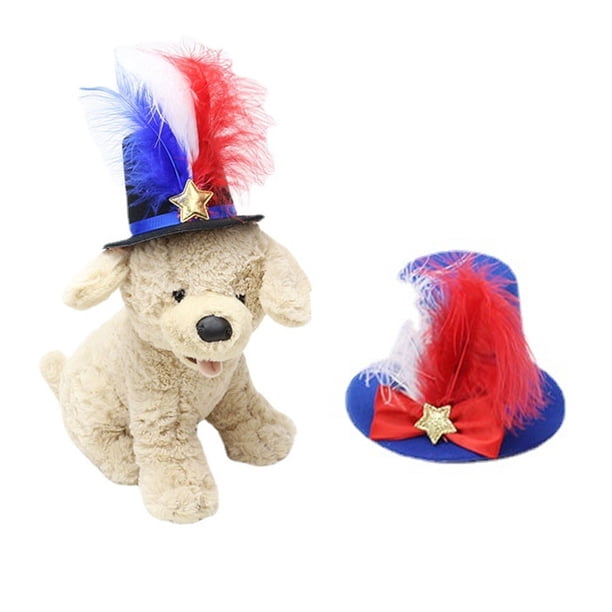 Banda para el pelo para mascotas del Día de la Independencia, diadema para disfraz de mascota, sombrero, aro para el pelo del Día de la Independencia, bandas para las orejas del perro,