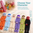 thumbnail image 5 of Kintue Goofy Monster Onesie Adult, Plush Halloween Pajamas with Big Mouth Design, Warm Matching Family Pajamas for Couples and Friends, 5 of 13