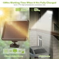 thumbnail image 5 of Solar Motion Sensor Outdoor Lights, LED Security Flood Light Adjustable Wall Lamp for Outside Garage Yard, 5 of 9