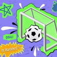 thumbnail image 3 of Lullaberry 3" Diameter My First Soccer Ball - Plush Baby Rattle Toy - Safe Soft Sports Toy for Infants Boys and Girls, 3 of 6
