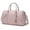 Pink, variant on MKF Collection Allegra Vegan Leather Women's Duffle Bag, Functional Weekender Purse Handbag by Mia K - Brown