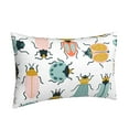 thumbnail image 2 of Haiem Pillowcase for Hair and Skin Queen - Colorful Insects Printed Soft Pillowcase with Envelope Closure-14"x20", 2 of 9