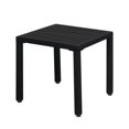 thumbnail image 3 of Tcbosik Outdoor Side Table, Fashionable and Simple, with adjustable foot pads, End Table for Patio, Backyard, Pool, Picnic and Beach, Black, 3 of 9