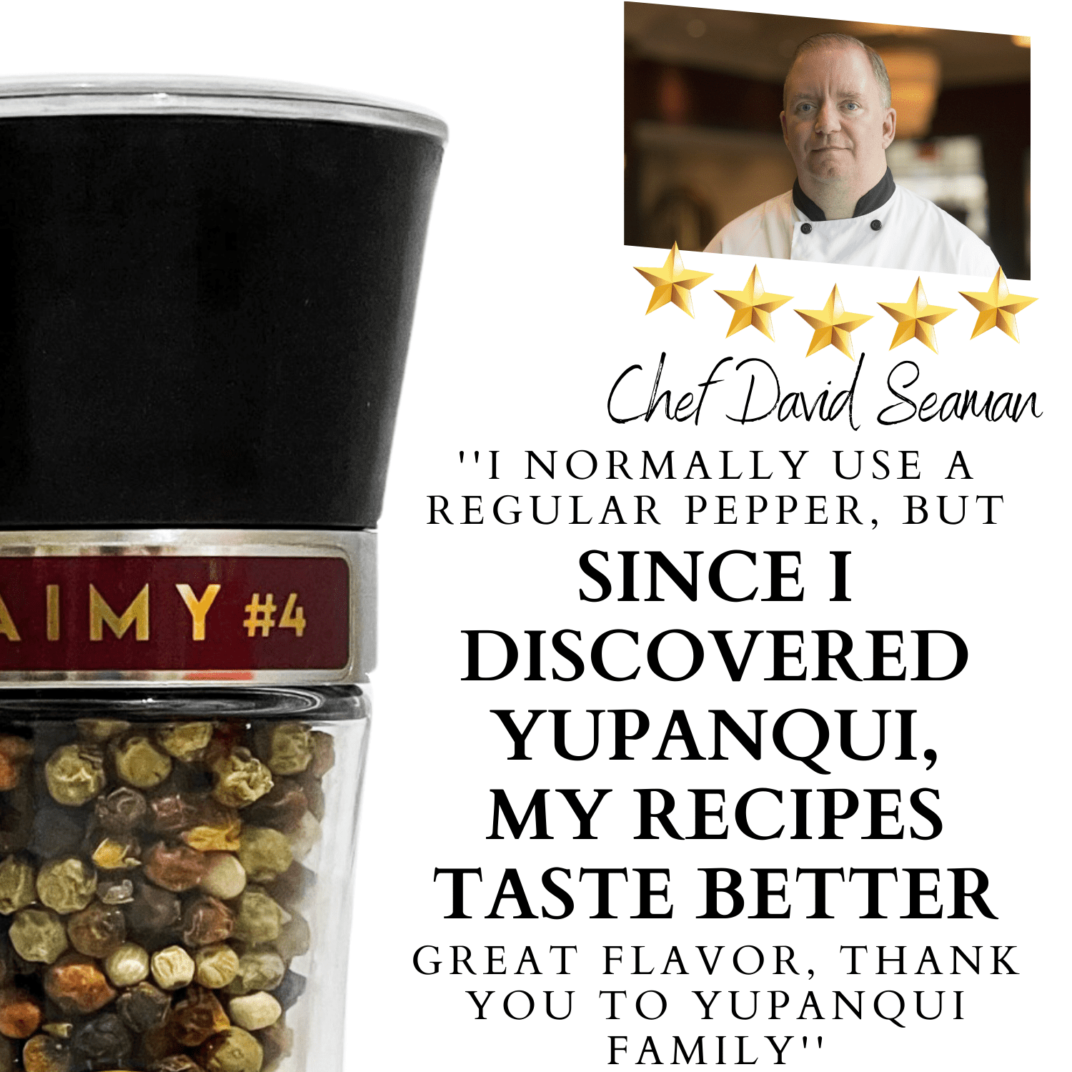 Yupanqui Gourmet Peppercorn Medley Grinder 3.5oz, RAIMY Vegan Flavor Rainbow Peppercorns Organic