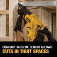 thumbnail image 4 of Sierra recíproca DEWALT 20V MAX* inalámbrica compacta DCS387D1, 4 of 9