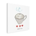 thumbnail image 2 of Trademark Fine Art 'Latte Love' Canvas Art by Sue Schlabach, 2 of 3