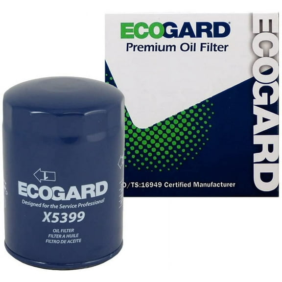ECOGARD X5399 Premium Spin-On Engine Oil Filter for Conventional Oil Fits Chevrolet Silverado 2500 HD 6.6L DIESEL 2001-2019