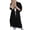 Black, variant on HAPIMO Women's Open Front Cardigans Fall Midi Peacoat Trench Coats Long Sleeve Outwear Fashion Winter Outfits Solid Color Overcoats Casual Turn Down Collar Green L