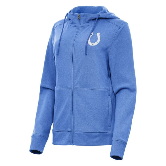 Women's Antigua   Heather Royal Indianapolis Colts Seeker Full-Zip Hoodie Jacket