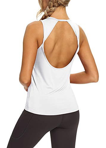Mippo Workout Tops for Women Yoga Tank Tops Muscle Tank Athletic Shirs Workout Clothes 