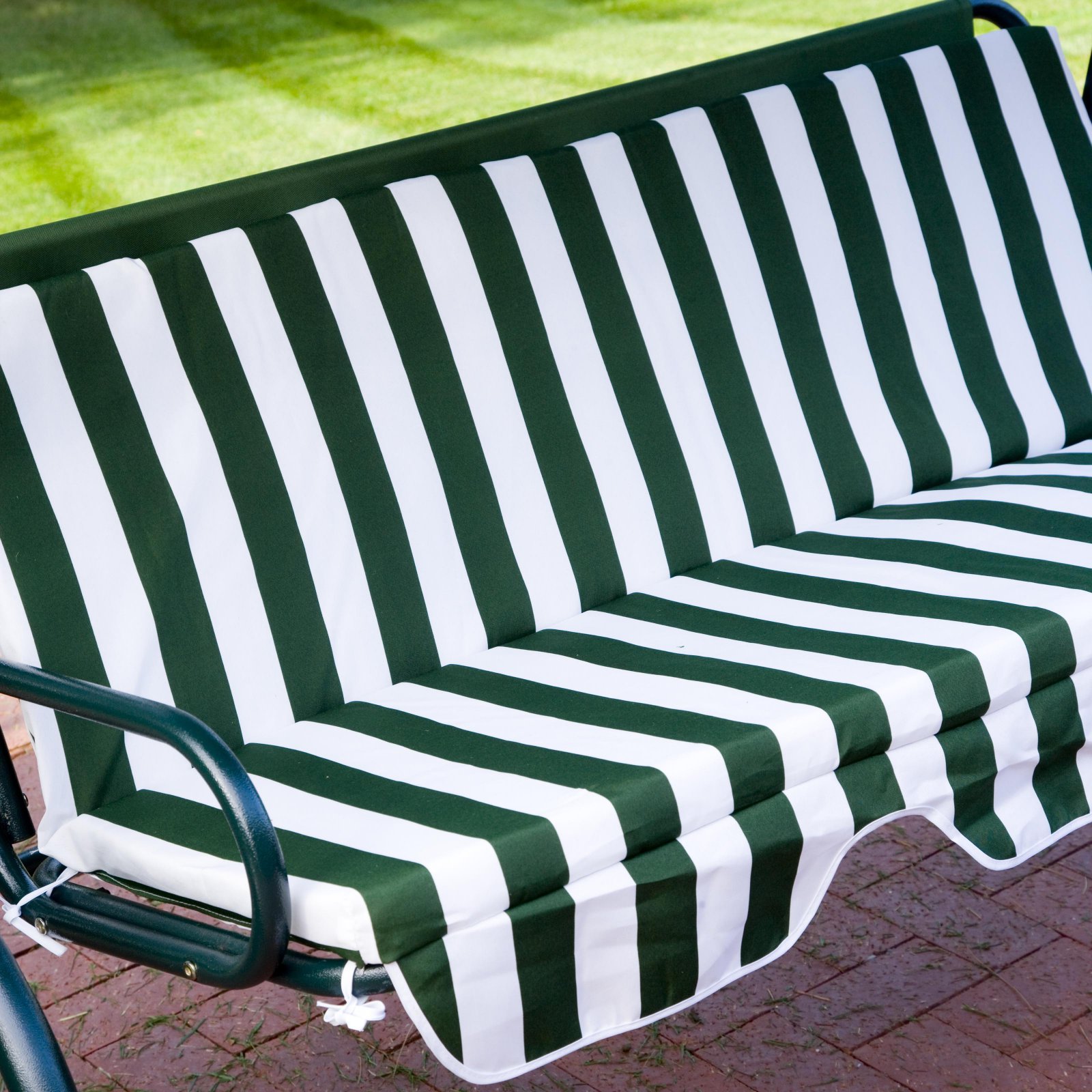 C Coast Tortuga Cay 2 Person Striped Adjule Tilt Canopy C Coast Tortuga Cay 2 Person Striped Adjule Tilt Canopy Metal Swing Dark Green