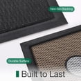 thumbnail image 6 of FRABE Non Slip Outdoor Door Mat Waterproof Rubber Entrance Doormat Low Profile Easy Clean Welcome Mats with Bee Happy Design 32"x48", 6 of 10