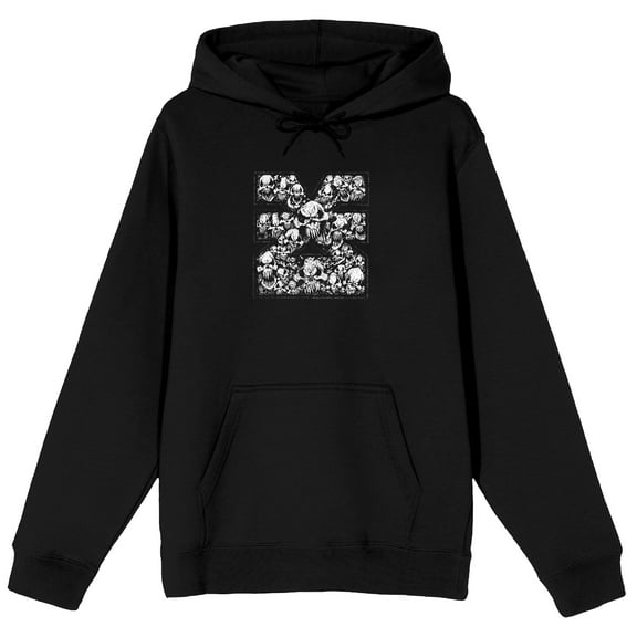 Warhammer 40000 Blood For The Blood God Adult Black Long Sleeve Hooded Sweatshirt-Medium