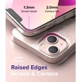 thumbnail image 5 of Ringke Air Case Compatible with iPhone 13, Lightweight & Thin Flexible TPU Scratch Resistant Cover - Glitter Clear, 5 of 9