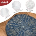 thumbnail image 4 of Round Meditation Cushion, 22" Dutch Velvet Floor Pillow with PP Cotton Filling for Yoga, Zen, Reading, and Floor Seating, Boho Print, 4 of 5