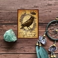 thumbnail image 4 of Sellos transparentes con fondo de cuervo retro para scrapbooking DIY, sellos de silicona transparentes con fases lunares vintage., 4 of 9