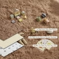 thumbnail image 3 of Pentantan 8ft x 10ft Shag Area Rugs, Fluffy Rug for Living Room Bedroom, Soft Plush Pile Indoor Carpet, Brown, 3 of 7