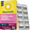 Renew Life Womens Probiotic - Ultimate Flora Women's Care Go-Pack Probiotic Supplement - Shelf Stable, Gluten, Dairy & Soy Free - 15 Billion CFU - 30 Vegetarian Capsules (15872)