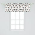 thumbnail image 2 of Ambesonne Retro Window Valance, Girl Heroine, 54" X 18", Multicolor, 2 of 3