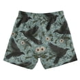 thumbnail image 7 of FORMRS Boys Swim Trunks Quick Dry Mesh Lining Beach Boardshorts, Sizes XS-XL, Mystic Crows Pattern, 7 of 7