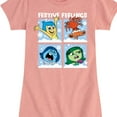 thumbnail image 3 of Inside Out 2 - Festive Feelings Grid  - Girls Fitted Short Sleeve Graphic T-Shirt, 3 of 5