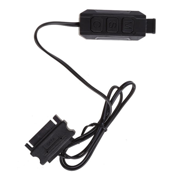 CIYISON ARGB 5V 3Pin To Sata Power Supply Motherboard Synchronous Interface Controller Chassis Fan 12v 4Pin RGB Light Controller