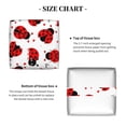 thumbnail image 5 of Naloa Ladybug And Heart Tissue Box Cover Leather Tissue Holder Square Facial Tissue Case for Bathroom, Vanity Countertop, Tabletop, Car, 5 of 7