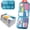 Blue a, variant on Travel Pill Organizer Box with 146 Labels, 2026 New Pill Case with Labels for Travel Pharmacy Case Container Kit, Compact Pill Travel Medicine Organizer Pouches for Purse with Stickers (Purple)