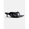thumbnail image 2 of Scoop Women's Paillette Thong Kitten Heel Sandals, 2 of 7