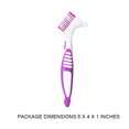 thumbnail image 2 of Vogacara 1 cepillo de limpieza de cepillos de dientes, regalos de varios colores con mango cómodo, suministros para el hogar, herramientas de Salud violeta, 2 of 6