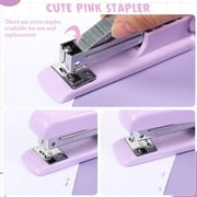 Office Supplies Set, Desk Organizers and Accessories Kit with Staple Remover, Stapler, Tape Dispenser, Staples, Clips, Scissor and Tabs Supplies