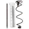 thumbnail image 4 of Spiral Rain Gauge Garden Glass Rain Water Meter Measuring Device, 4 of 4