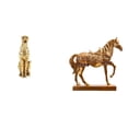 thumbnail image 1 of Escultura De Guepardo Con Caballo Dorado, Centro De Mesa Decorativo, Figura De Resina, Adorno Para Decoración Del Hogar Y La Oficina, Estatua De Mesa Grabada., 1 of 8